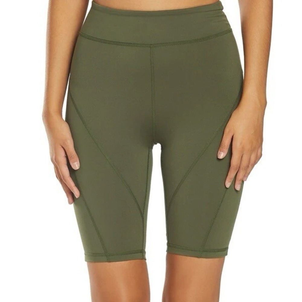 NWT Free People Movement Baby Biker Shorts / Secret Moss / Women's Size XS